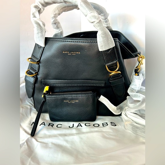 Marc Jacobs Handbags - Marc Jacobs NWT Black Pebble Leather Satchel